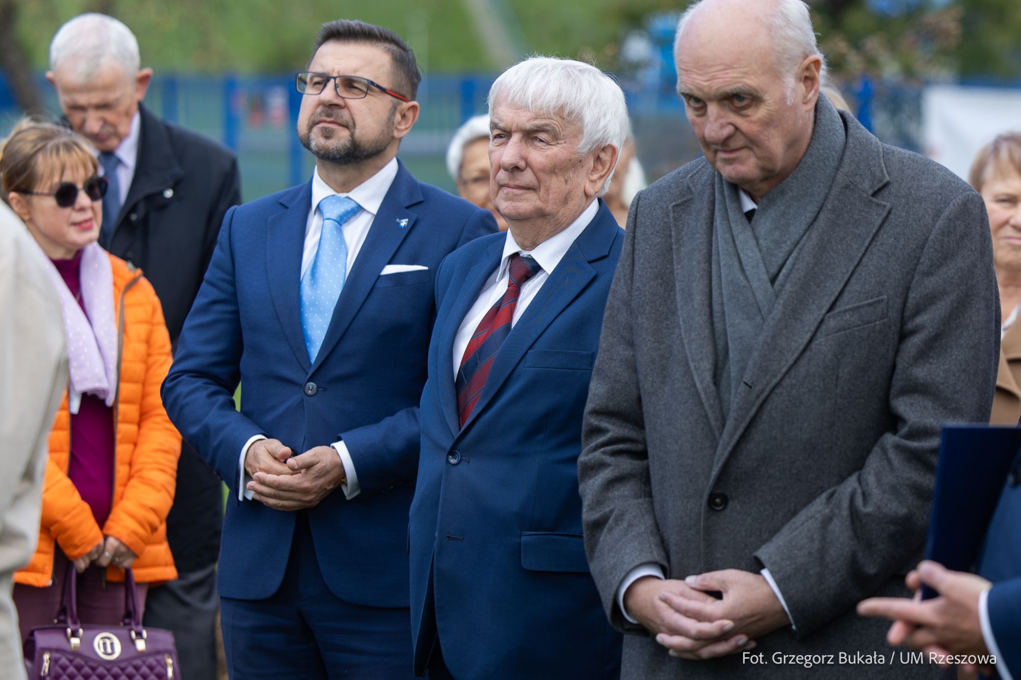 zdjęcie z uroczystego nadania imienia ogrodu kieszonkowego (Bielefeld) przy ul. Kurpiowskiej w Rzeszowie, fot. Grzegorz Bukała, Urząd Miasta Rzeszowa